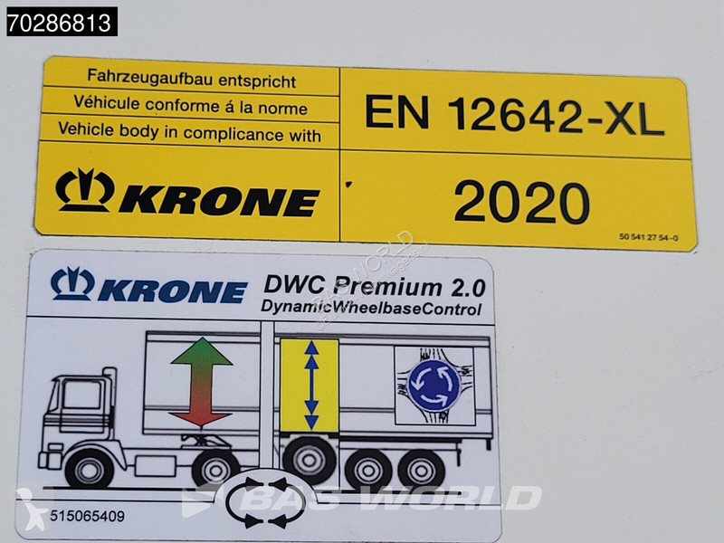 Oplegger Krone Liftachse Hardwood Floor...