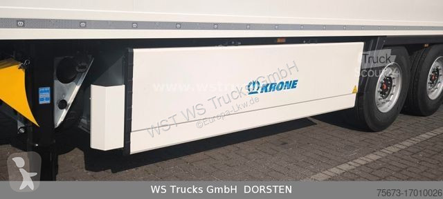 Semitrailer Krone Kühlauflieger Carrier Vector...