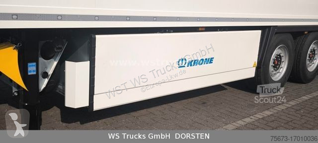 Semitrailer Krone Kühlauflieger Carrier Vector...