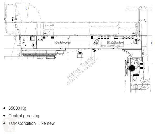 أشغال طرقية  Gooseneck THP/ET 35t