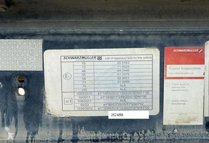 Sættevogn Schwarzmüller SM Kipper / Swiss-Vehicle