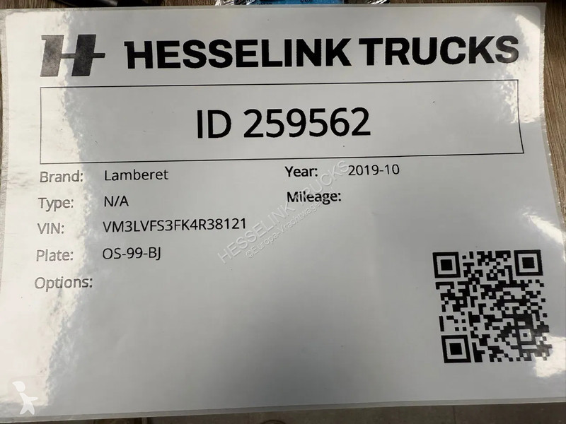 Sættevogn Lamberet Thermo King SLXi Spectrum...