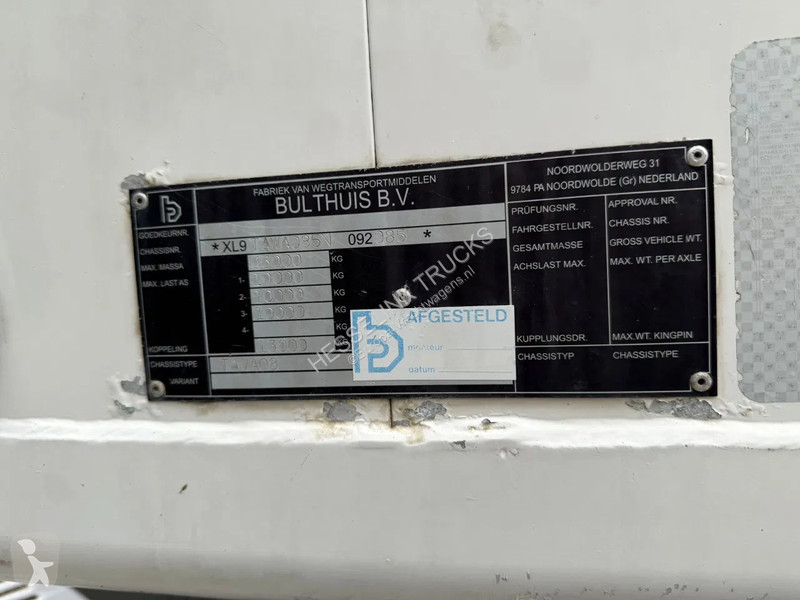 Semiremorca Bulthuis 12m 70m3 Stuuras/Lenkachse...