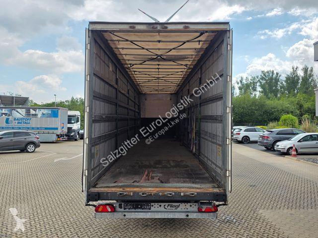 Semitrailer Fliegl SDS01 / Hubdach / EDSCHA /...