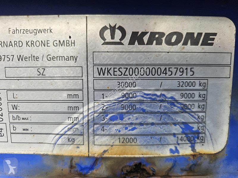 Semi remorque Krone ATL 20 20 FOOT | STEEL...