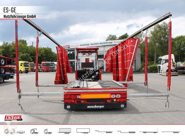 Semiremorca Meusburger 2-Achs-Jumbo-Tiefbett,...