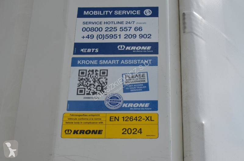نصف مقطورة Krone 2024r / 2 OSIE POD. / KOSZ...