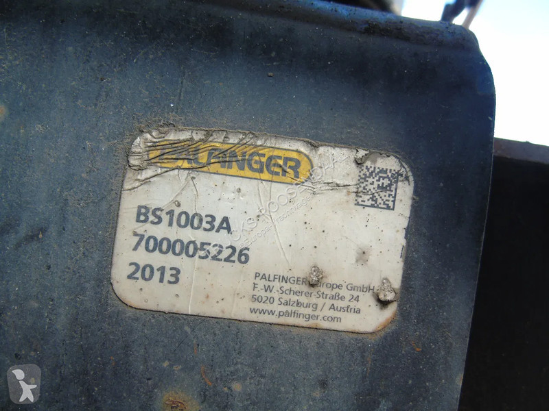 Sættevogn MOL PALFINGER 40001EL - 22 METER...