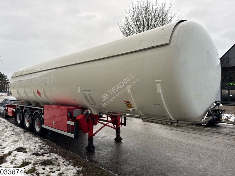 نصف مقطورة Burg Gas 50600 Liter, LPG GPL gas...