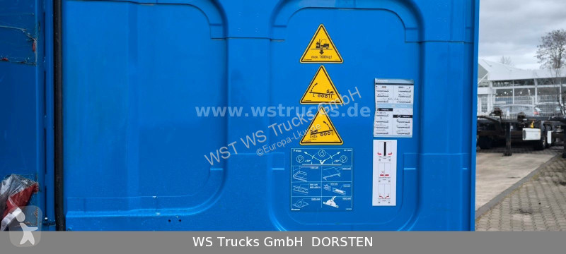 نصف مقطورة Krone 27 Planauflieger mit Edscha |...