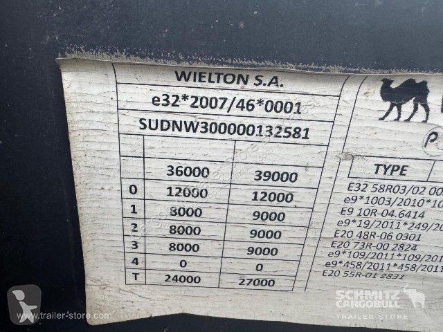 نصف مقطورة Wielton Tipper Alu-square sided body...