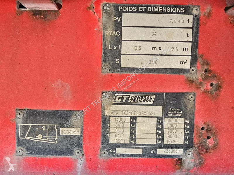 Semirimorchio General Trailers SMB - DISC...