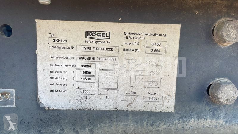 Semirremolque  S2T4S22E Aluminum Trailer