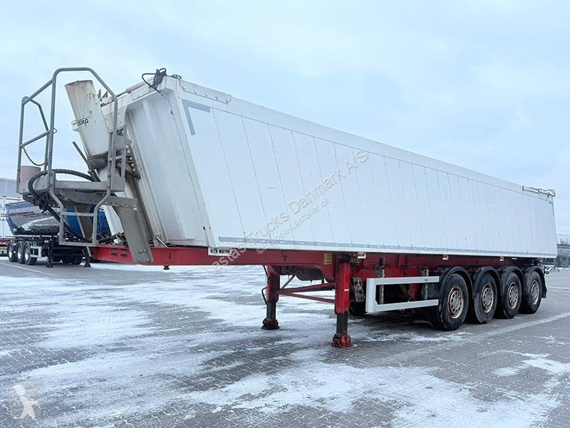 Semi remorque Kel-Berg Tipper / Alukastenmulde...