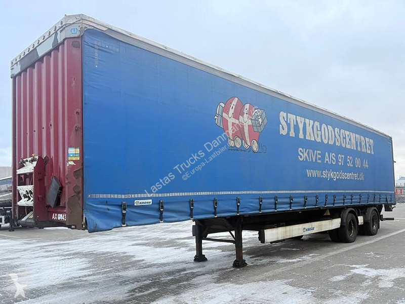 نصف مقطورة Krone Curtainsider / City-Plane LBW