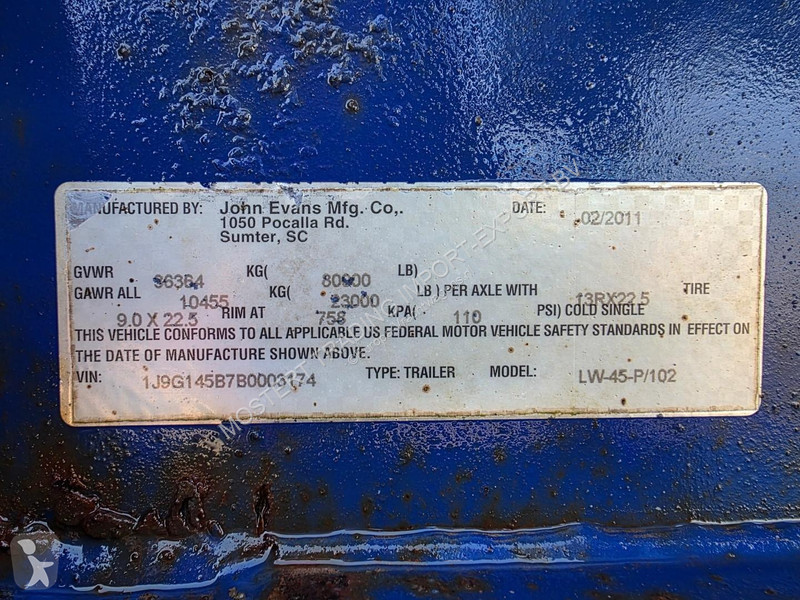 Semirimorchio  Wide spread - 8 Tires -...