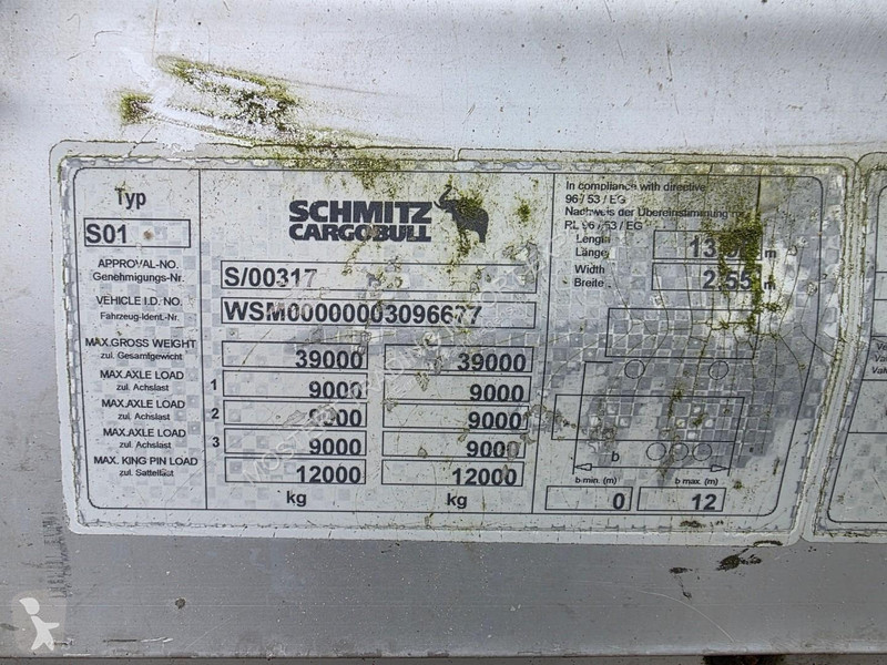 نصف مقطورة Schmitz Cargobull - DISC Schmitz...