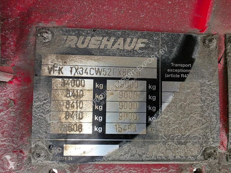 Semitrailer Fruehauf SMB - DISC Fruehauf 3-axle...