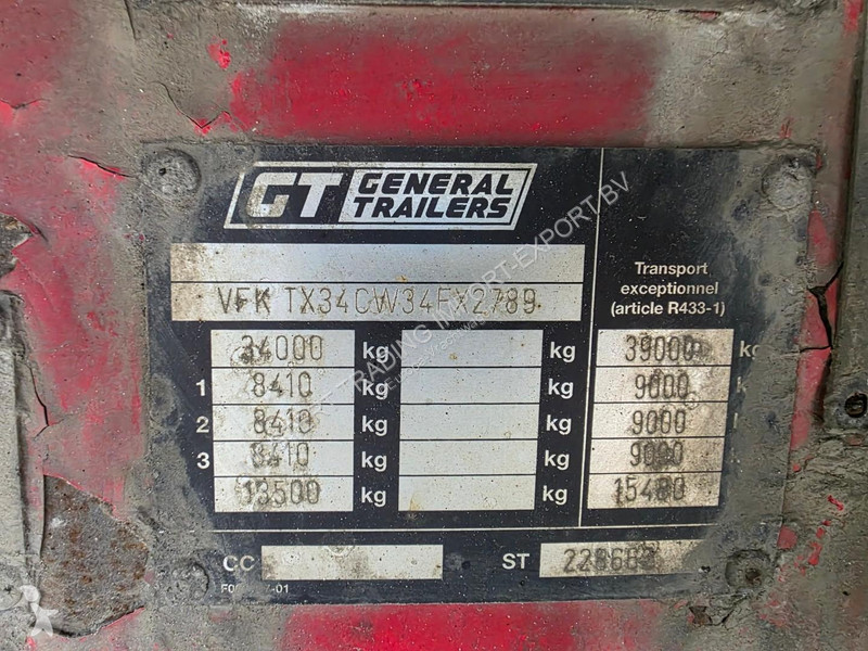 نصف مقطورة General Trailers SMB - DISC General...
