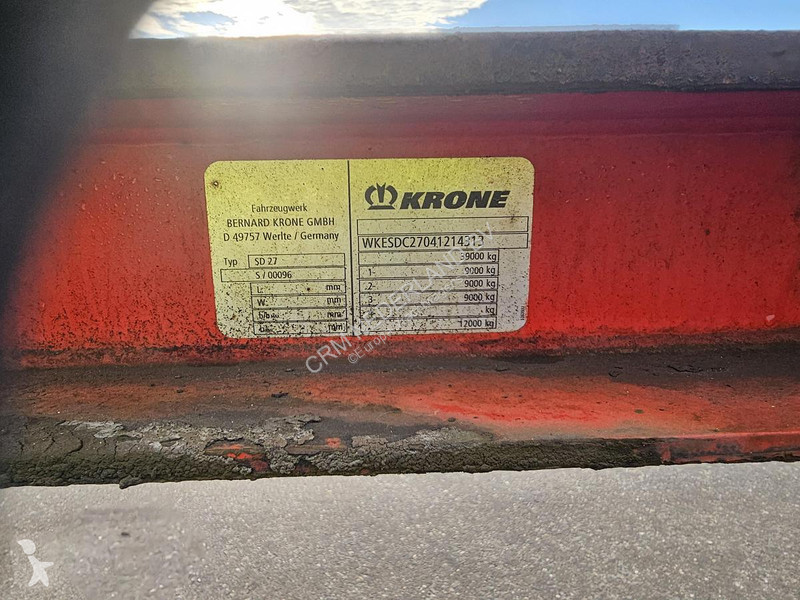 نصف مقطورة Krone 27| FIXED CHASSIS | SAF DISC....