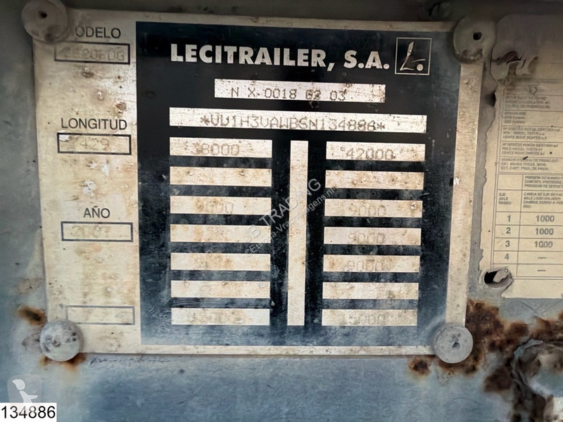 Semirimorchio Lecitrailer kipper