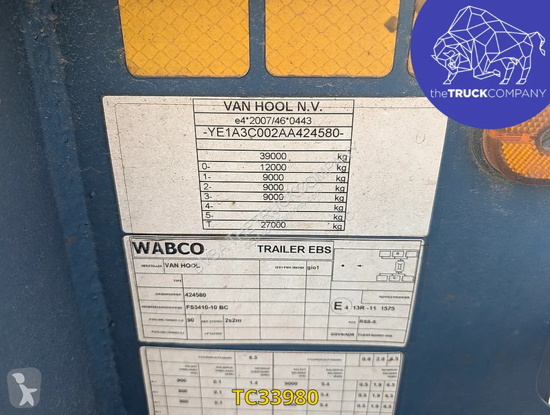 نصف مقطورة Van Hool 30. ADR