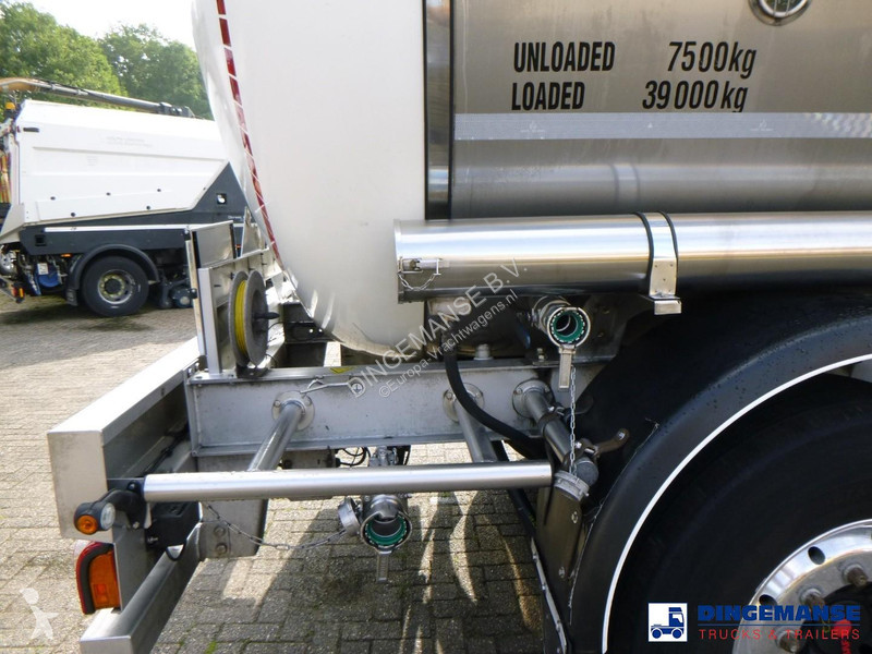 Félpótkocsi  Chemical tank inox 37.5 m3 / 1...