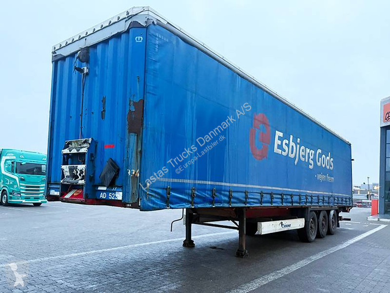 نصف مقطورة Krone Curtainsider / Planenauflieger...