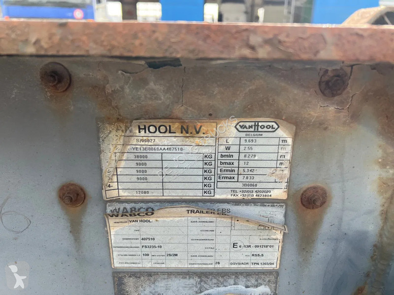 نصف مقطورة Van Hool 3B0068 / 1x Extendable /...