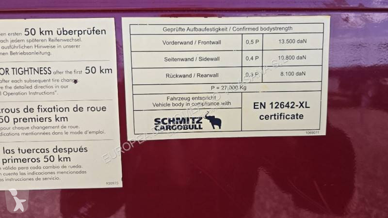 نصف مقطورة Schmitz Cargobull tauliner techo...