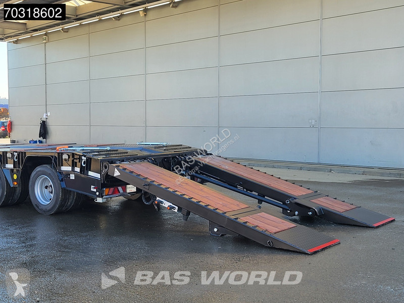 نصف مقطورة  LOWBED 4 axles NEW! Lifting Axle +...
