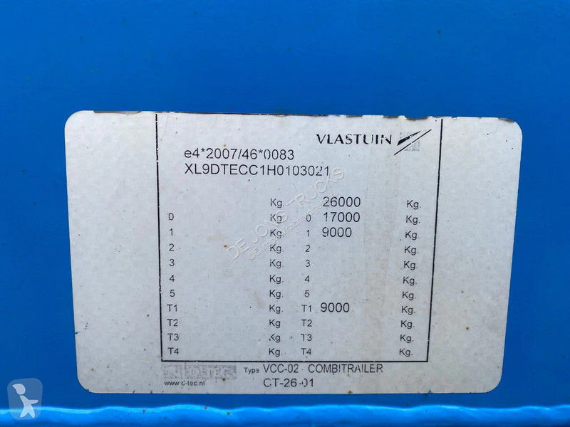 نصف مقطورة D-TEC COMBITRAILER CT-43-04D...