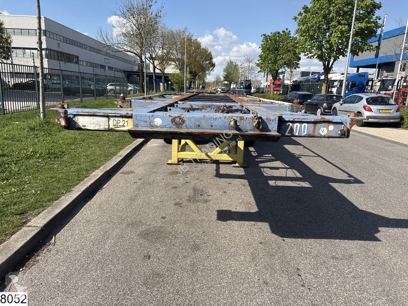 نصف مقطورة Groenewegen Chassis 20 ft,...
