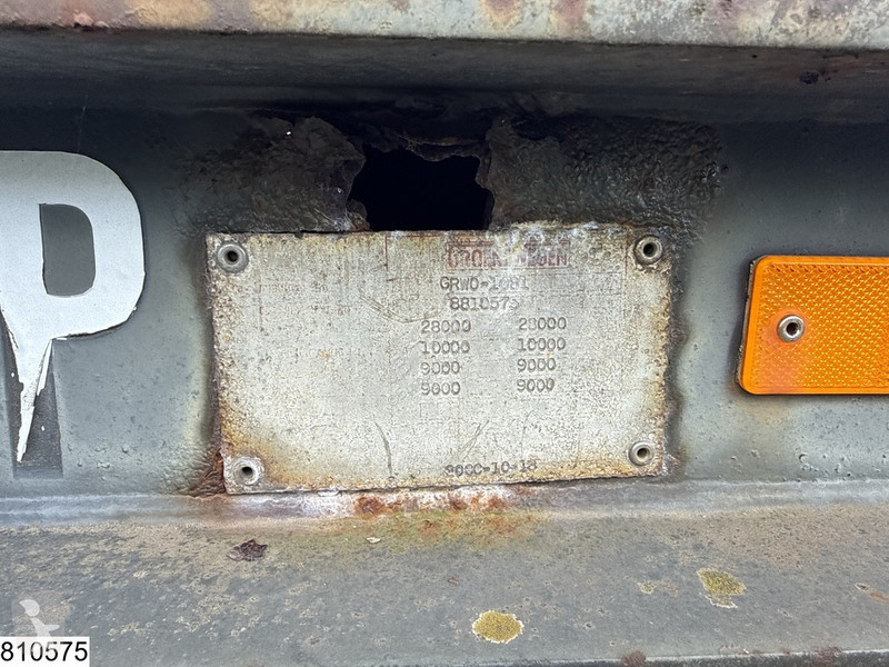 نصف مقطورة Groenewegen Chassis 20 ft,...