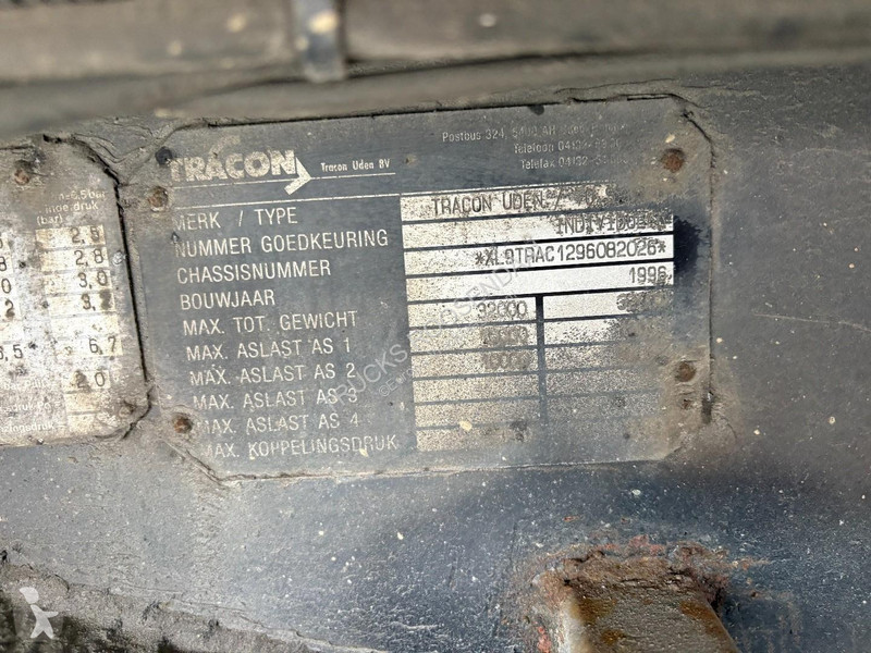 نصف مقطورة Tracon Uden Uden T0 S 1220 +...