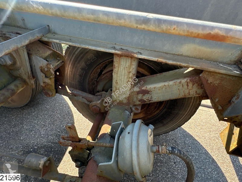 نصف مقطورة Van Hool Chassis 20 FT, Leaf spring