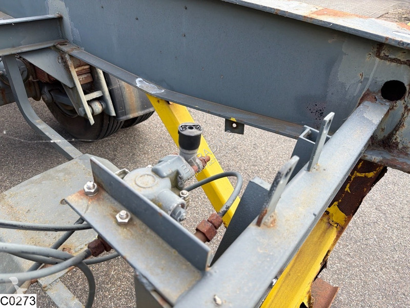 نصف مقطورة Pacton Container 20 FT, Steel spring