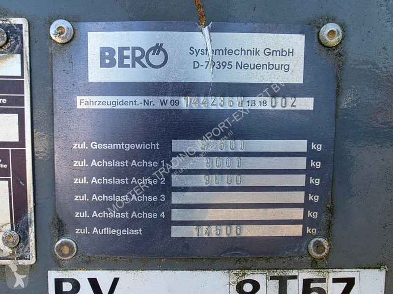Semitrailer  Cement Silo Bero Cement Silo - BPW...