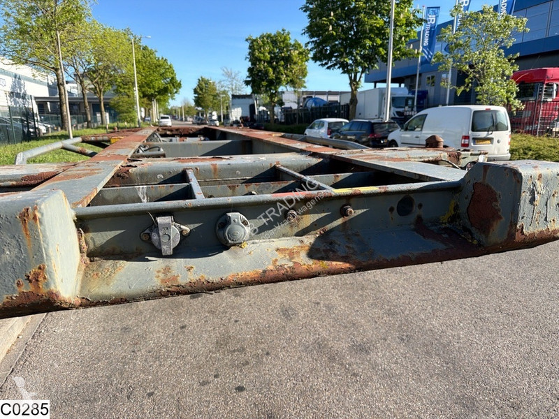 Sættevogn IWT Container 20 FT, Steel spring.