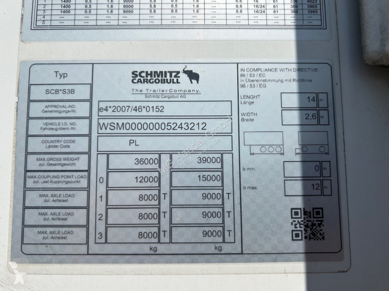 نصف مقطورة Schmitz Cargobull Kühlauflieger SCB...