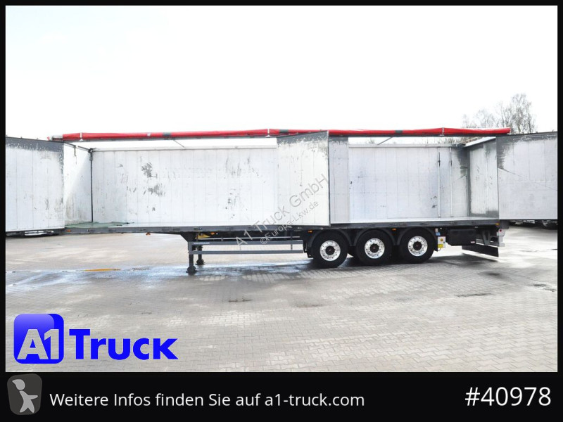 نصف مقطورة Reisch Faltwand Türen,82m³, Side...