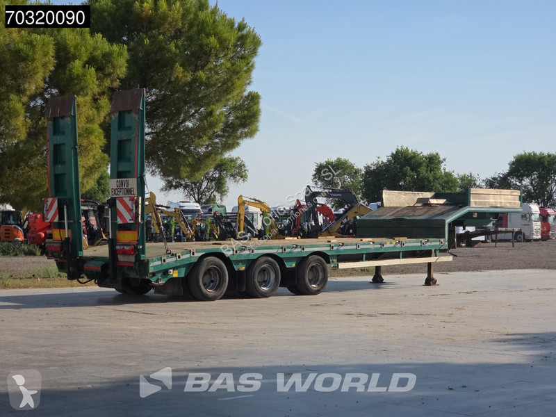 نصف مقطورة  Semiremolque Eje direccional Rampas