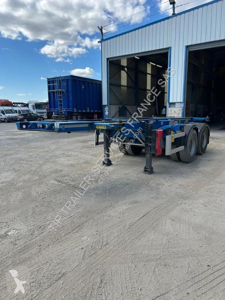 نصف مقطورة Fruehauf Trailer Chassis Coupling...