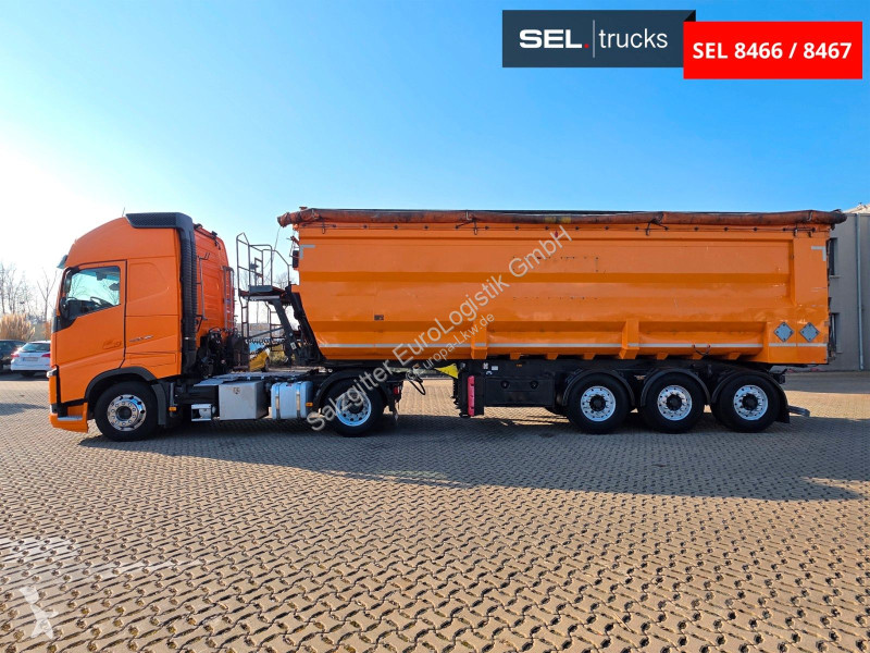 نصف مقطورة Kempf MULDE MIT KLAPPE!! / VOLVO 500...