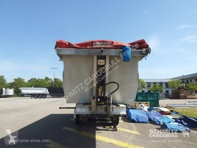 Semi remorque  Semitrailer Tipper Alu-square...