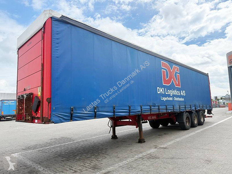 نصف مقطورة Kel-Berg 3 axle Curtainsider / 3...