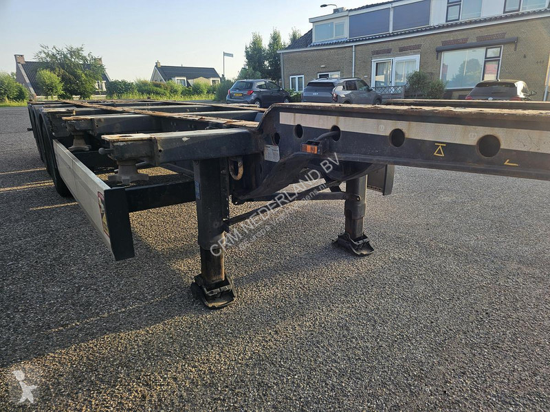 نصف مقطورة Krone / REAR SLIDER / DUTCH CHASSIS...