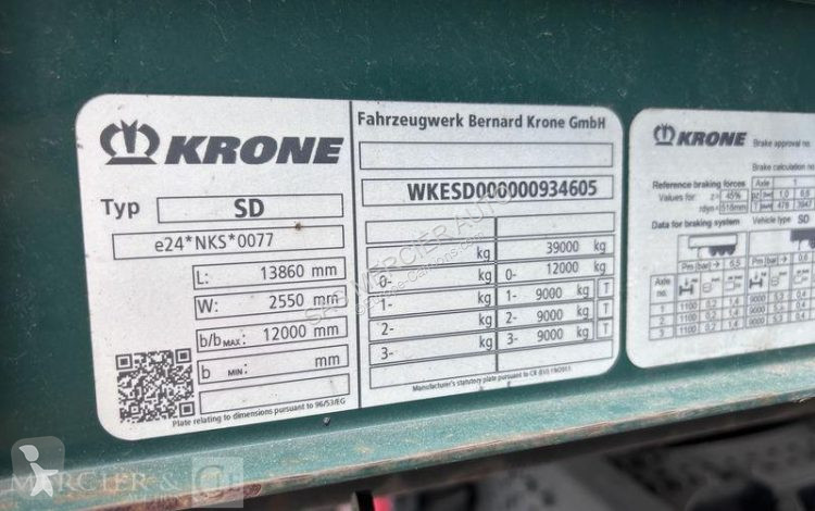 Semi remorque Krone