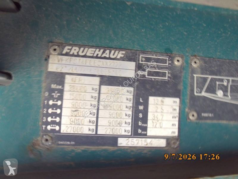 Semi remorque Fruehauf maxispeed