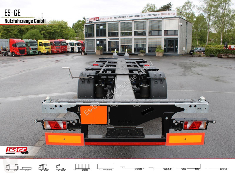 نصف مقطورة Kögel PORT 45 TRIPLEX Containerchassis